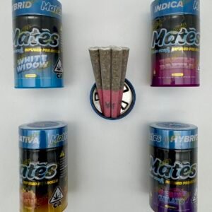 Muha Meds Mates – 5 Pack Hash Rosin Infused Pre-Rolls 🔥