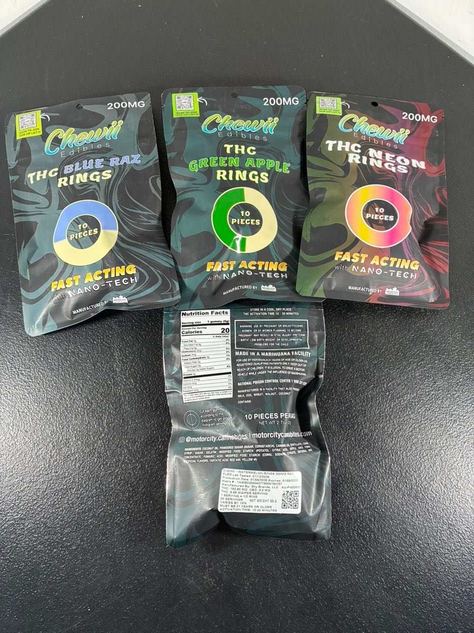Chewii 200MG Edibles (THC Gummies)