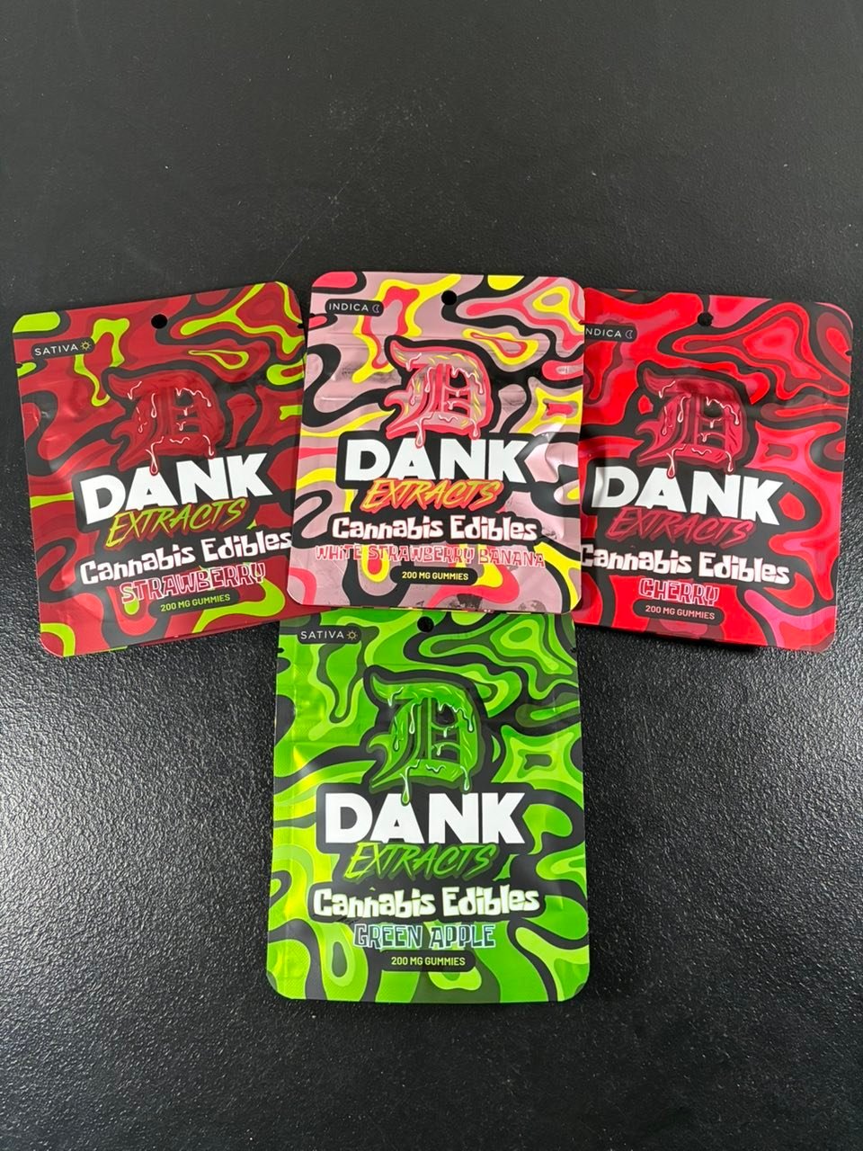 Dank Extracts 200MG Edibles (THC Gummies)