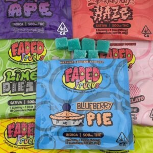 🍬 Faded Fruits – 500MG THC Infused Gummies