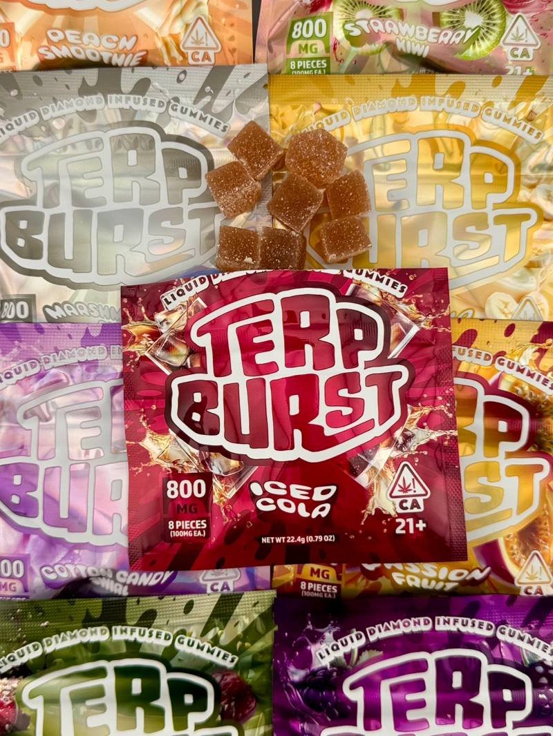 🍬Terp Burst – 800MG THC Infused Gummies